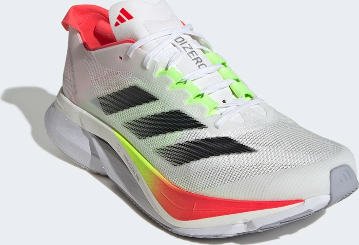 adidas Adizero Boston 12 cloud white/core black/lucid red (Herren)
