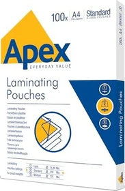 Fellowes Laminierfolien Apex, A4, 2x 125µm, glänzend, 100 Stück