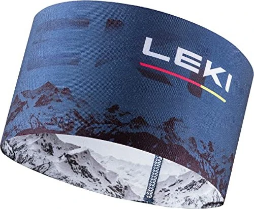 Leki XC Stirnband dark denim/white/poppy red