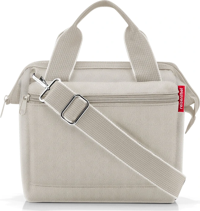 Reisenthel allrounder cross Umhängetasche herringbone sand