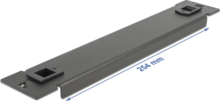 DeLOCK 10" Blindpanel, geschlossen, schwarz, 1HE