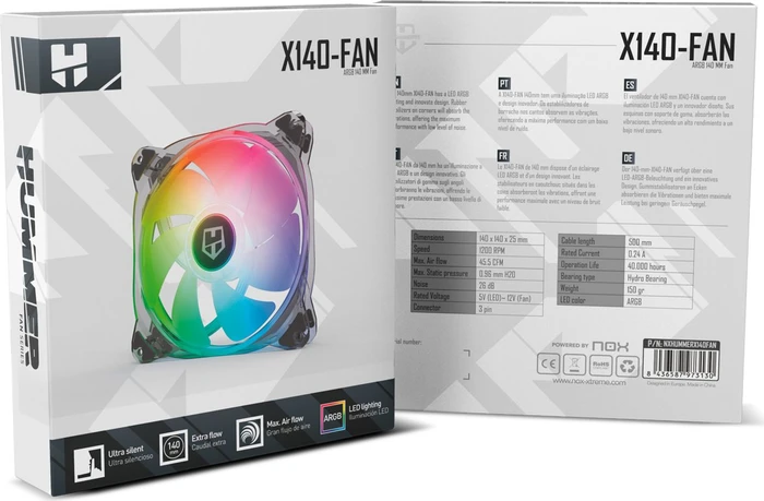 Nox Xtreme Hummer X140-Fan, 140mm