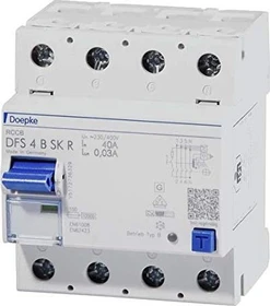 Doepke Fehlerstromschutzschalter DFS 4 063-4/0,50-B SK R