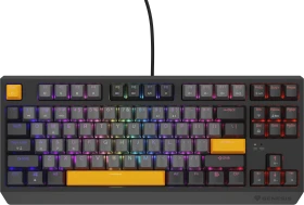 Genesis Thor 230 TKL, Anchor Gray Negative, LEDs RGB, hot-swap, Outemu Red, USB, US