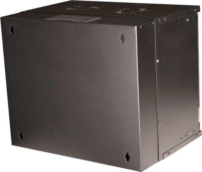 Equip Eco Mount 19" Wandgehäuse 9HE, Flatpack, Sicherheitsglastür, IP20, RAL 9005, 400mm tief