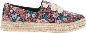 TOMS Carolina Lace-Up Espadrille dark teal floral print (Damen)