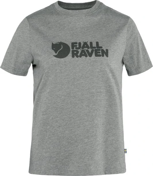 Fjällräven Logo Funktionsshirt kurzarm grey melange (Damen)