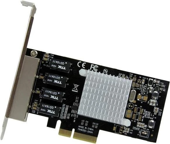 StarTech LAN-Adapter, 4x RJ-45, PCIe 2.0 x4