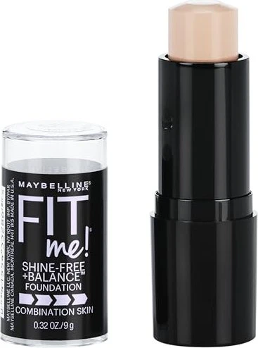 Maybelline Fit Me 2in1 Anti-Glanz Make-up Stick 110 procelain, 9g