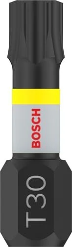 Bosch Professional Impact Torx Bit 1/4", T30x25mm, 2 Stück