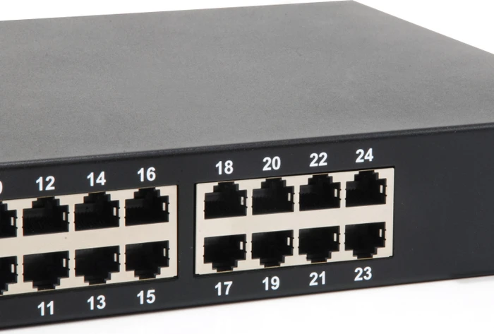 LevelOne GEP Rackmount Gigabit Switch, 24x RJ-45, 380W PoE+