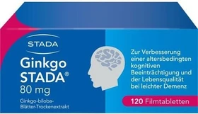 Stada Ginkgo Stada 80mg Filmtabletten, 120 Stück