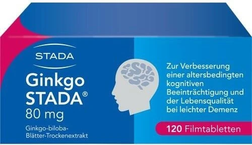Stada Ginkgo Stada 80mg Filmtabletten, 120 Stück