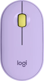 Logitech M350 Pebble Wireless Mouse Lavender Lemonade, USB/Bluetooth