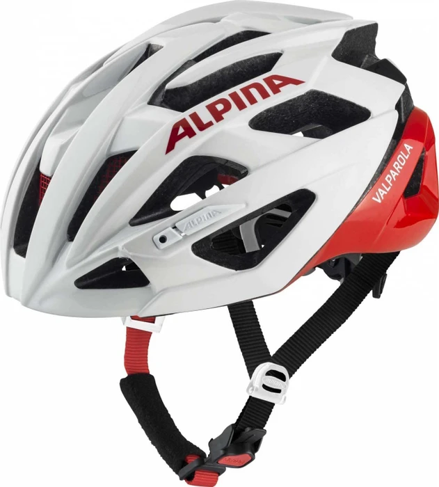 Alpina Valparola Helm weiß/rot