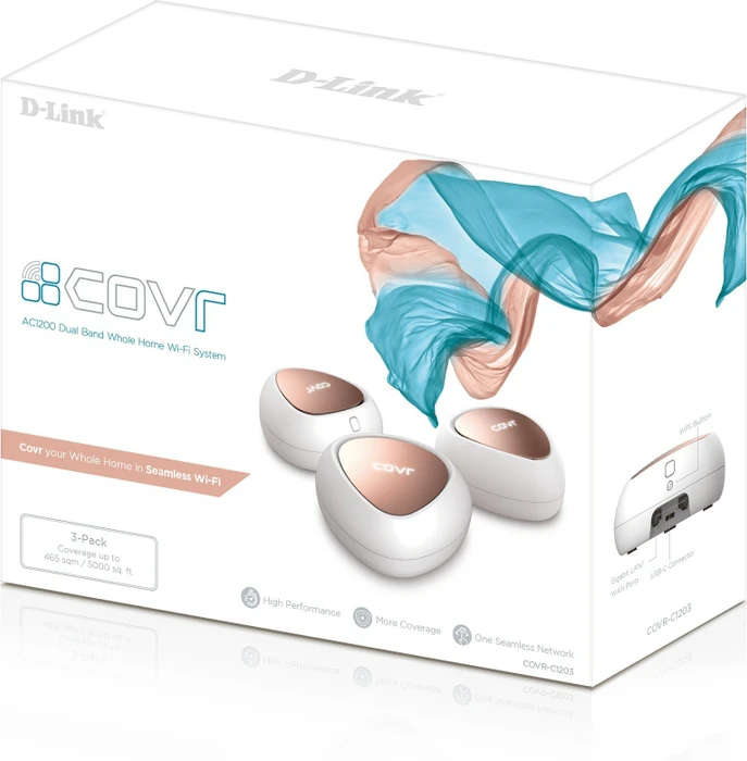 D-Link Covr 1203 Wi-Fi System Set, 3er-Pack