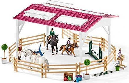 Schleich Horse Club - Playset Reitschule mit Reiterinnen und Pferden