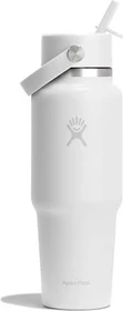Hydro Flask Wide Mouth Travel Flex Straw Cap Isolierflasche 946ml tonal white
