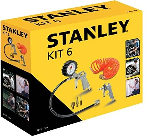 Stanley Kit 6 Druckluft-Zubehörset, 6-tlg.