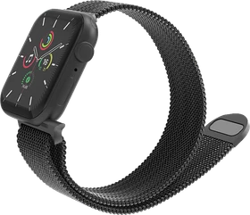 ISY Milanaise-Armband ISB-1010 für Apple Watch 38mm/40mm/41mm schwarz