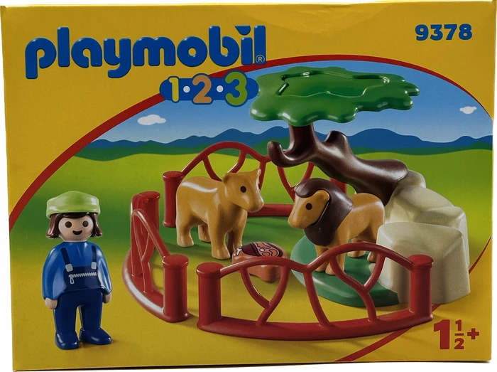 playmobil 1.2.3 Löwengehege