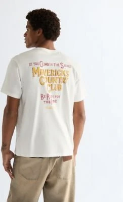 Wrangler Graphic T-Shirt kurzarm worn white (Herren)