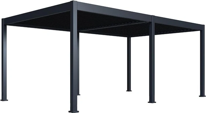 Paragon Grand Tuscan Pergola 600x370cm grau