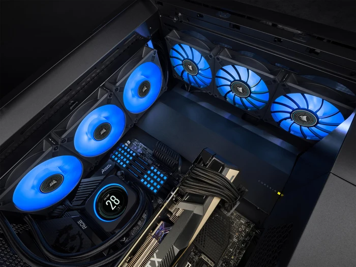 Corsair ML Series ML140 LED Elite Blue, schwarz, 140mm