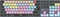 LogicKeyboard Titan Wireless Avid Pro Tools Mac, Titanium Gray, LEDs weiß, USB/Bluetooth, DE Vorschaubild