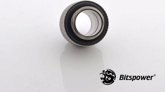 Bitspower Adapter 2x G1/4" drehbar glänzend schwarz (BP-BSRG) – Bild 3 von 5