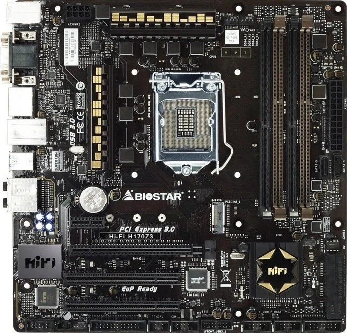Biostar Hi-Fi H170Z3 (Intel 1151)