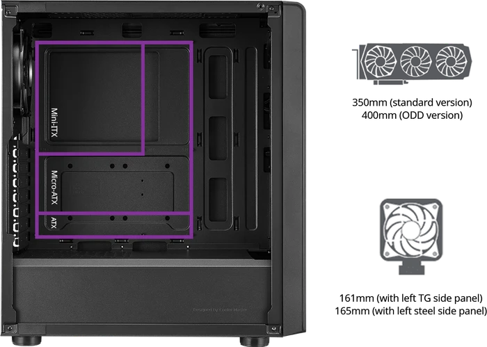 Cooler Master Elite 500 ODD, schwarz, mit 5.25" Schacht