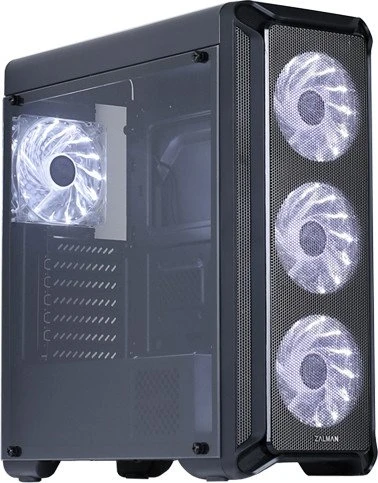 Zalman i3, schwarz, Acrylfenster