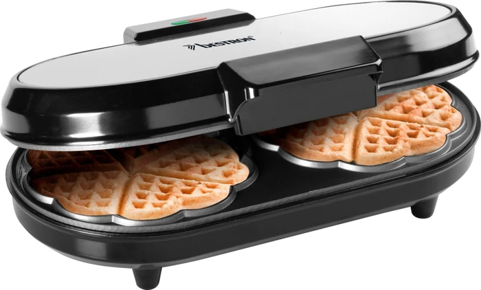 Bestron ADWM730S Herzwaffelautomat Waffeleisen