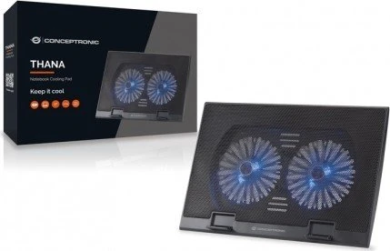 Conceptronic Thana 02B, Notebook-Stand/Notebook-Kühler bis 17"