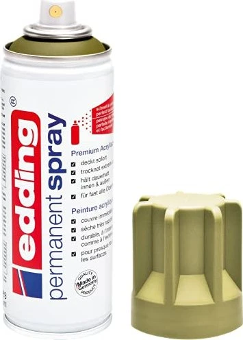 edding 5200 Permanentspray Premium-Acryllack khaki matt, 200ml