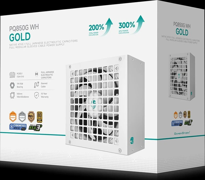DeepCool GamerStorm PQ-G Series PQ850G WH weiß 850W, ATX 3.1