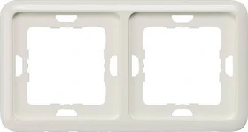 Siemens DELTA profil Rahmen 151x80mm 2-Fach, silber