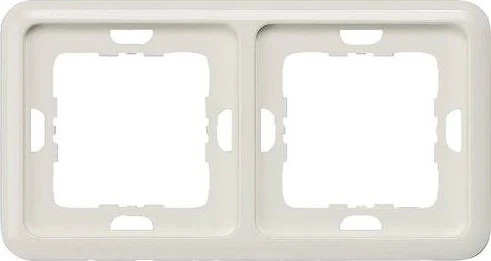 Siemens DELTA profil Rahmen 151x80mm 2-Fach, silber