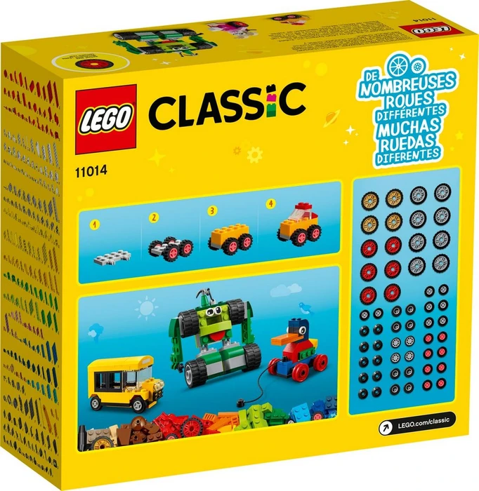 LEGO Classic - Steinebox mit Rädern