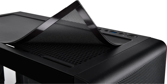 Thermaltake S250 ARGB, schwarz, Glasfenster