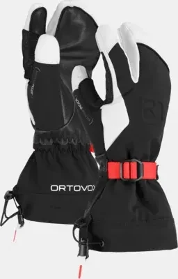 Ortovox Merino Freeride 3-Finger Skihandschuhe black raven (Damen)