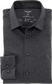 OLYMP No. Six 24/Seven Urban Kent Hemd langarm anthrazit (Herren)