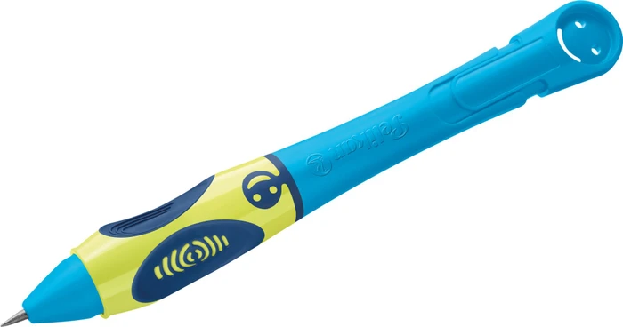 Pelikan griffix 2 Druckbleistift HB 2mm graphit, neon fresh blue, Linkshänder, Blister, 3 Minen