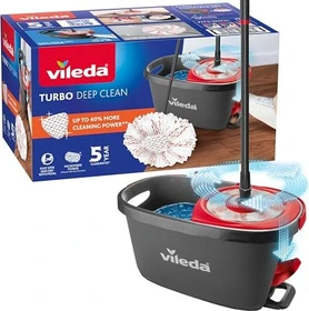 Vileda Turbo 3in1 Mikrofaser Bodenwischer-Set