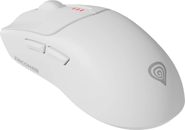 Genesis Zircon 500 Wireless Gaming Mouse weiß, USB/Bluetooth