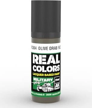 AK-Interactive 2nd Gen Real Colors olive drab faded, 17ml