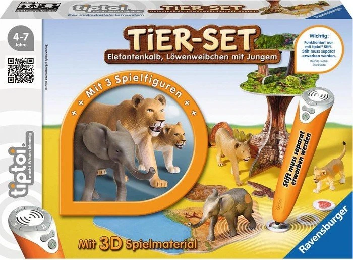 Ravensburger tiptoi Spielfigur: Tier-Set Löwen