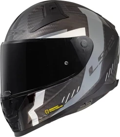LS2 FF811 Vector II Carbon Grid matt schwarz/grau