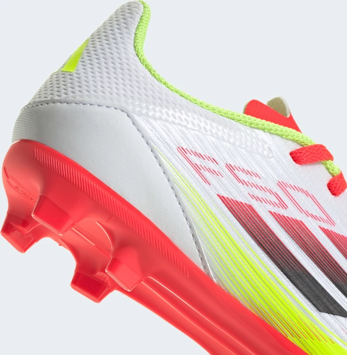 adidas F50 League FG/MG cloud white/core black/solar yellow (Junior)